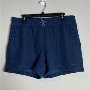 Smartwool | Women's Terry Shorts in Dark Denim Merino Wool Blend Size XL NWT
